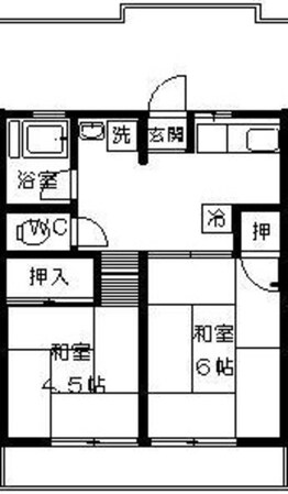 シティハイム　マシタの物件間取画像